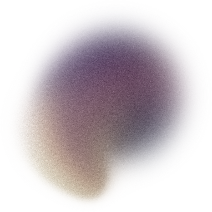 Cosmic sphere grainy gradient abstract shape